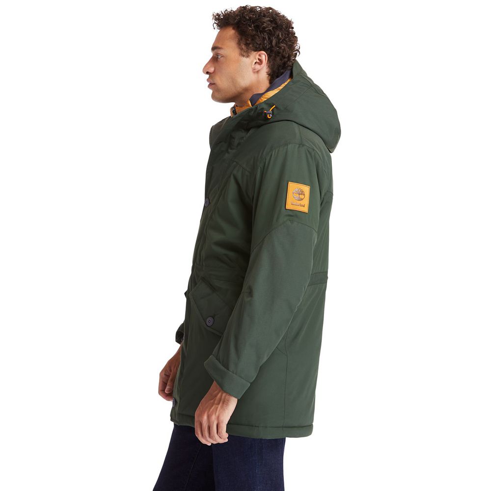 Chaquetas Timberland Hombre Outdoor Heritage Ecoriginal Parka Y Dryvent™ Technology Verde Oscuro - C